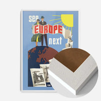 See Europe Vintage Travel Poster
