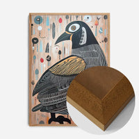 Folk Art Style Bird Print