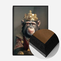 Chimpanzee Animal Portrait Print