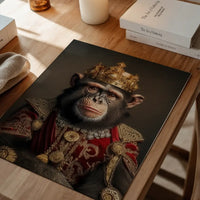 Chimpanzee Animal Portrait Print
