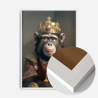 Chimpanzee Animal Portrait Print
