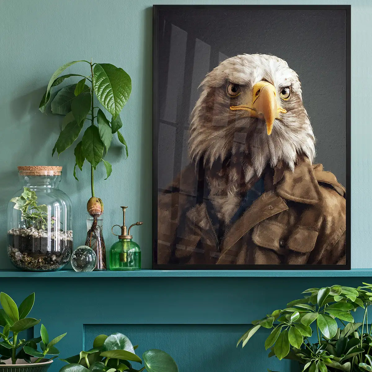 American Eagle Animal Portrait Print