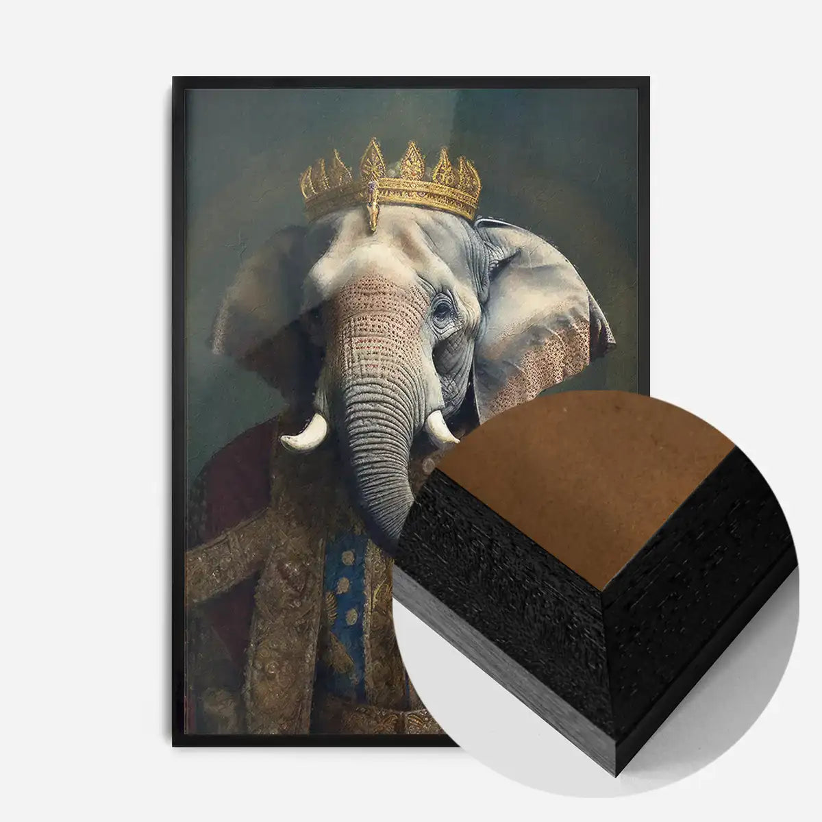 Elephant Animal Portrait Print