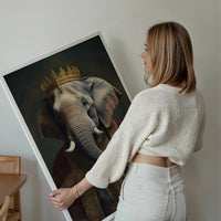 Elephant Animal Portrait Print
