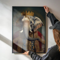 Elephant Animal Portrait Print