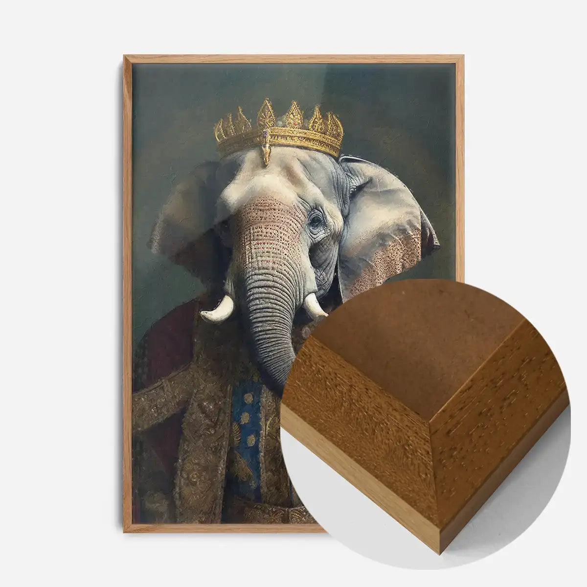 Elephant Animal Portrait Print