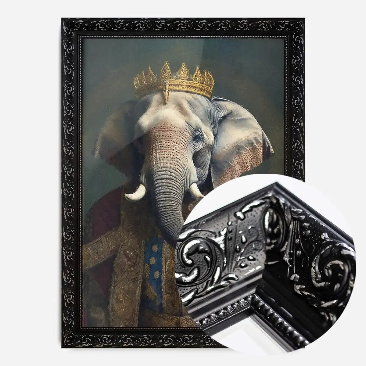 Elephant Animal Portrait Print