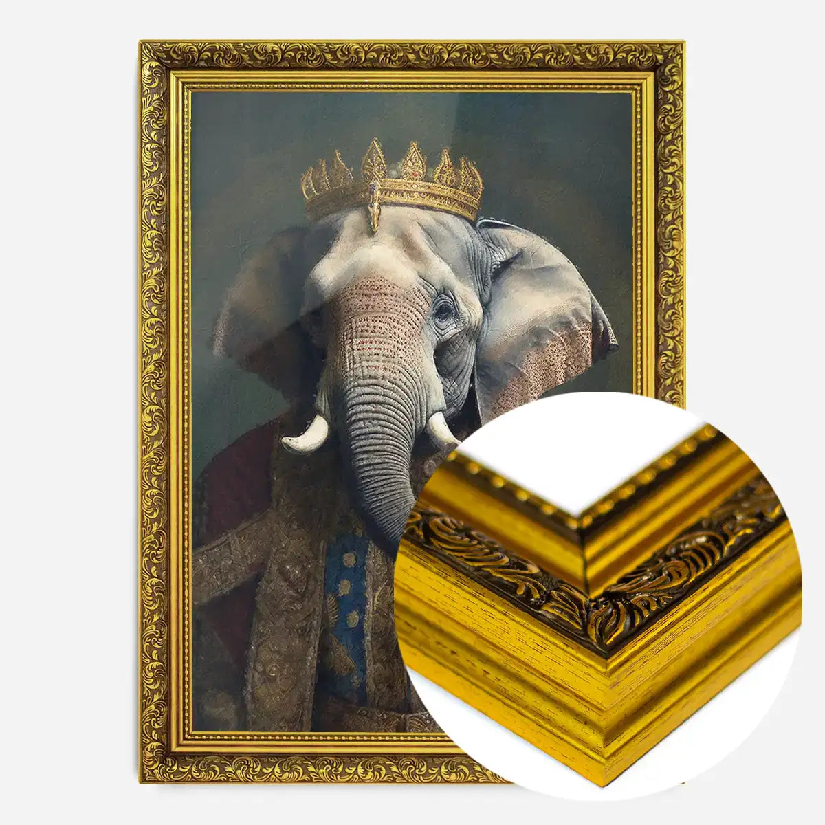 Elephant Animal Portrait Print