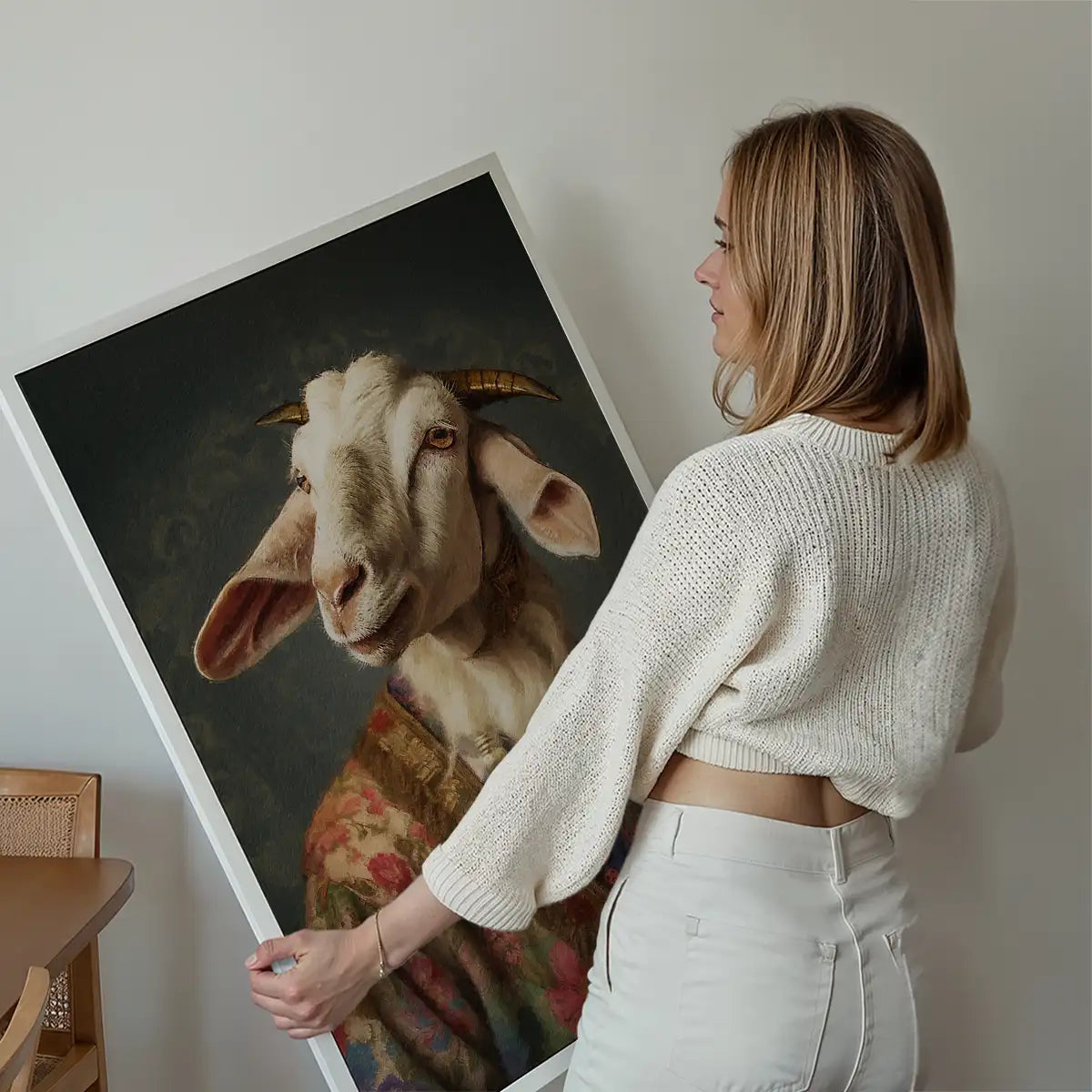 Goat Animal Portrait Print