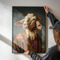 Goat Animal Portrait Print