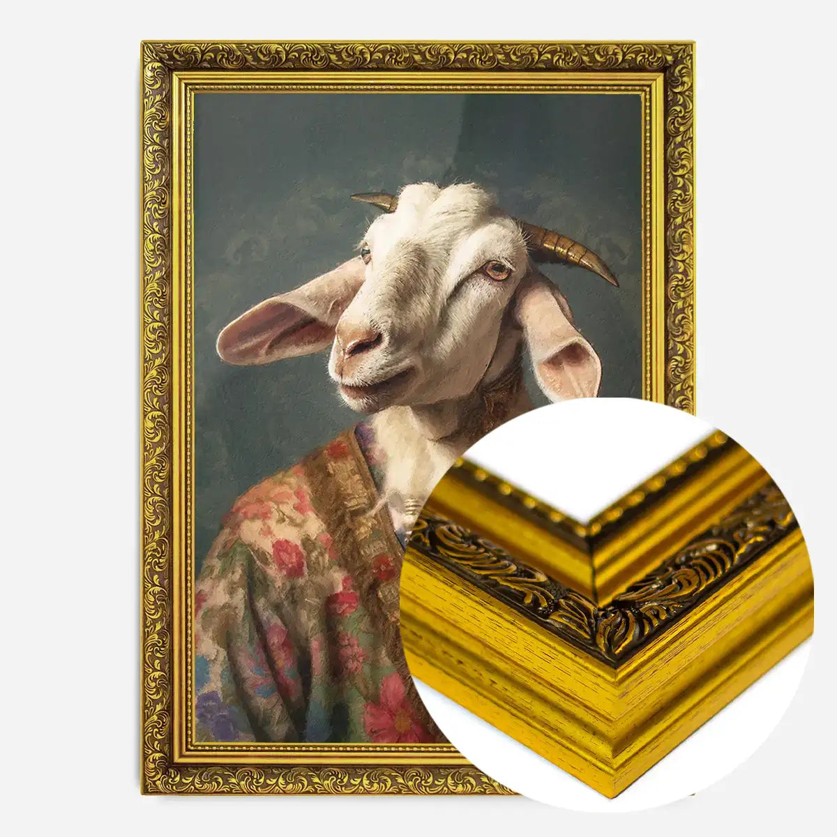 Goat Animal Portrait Print