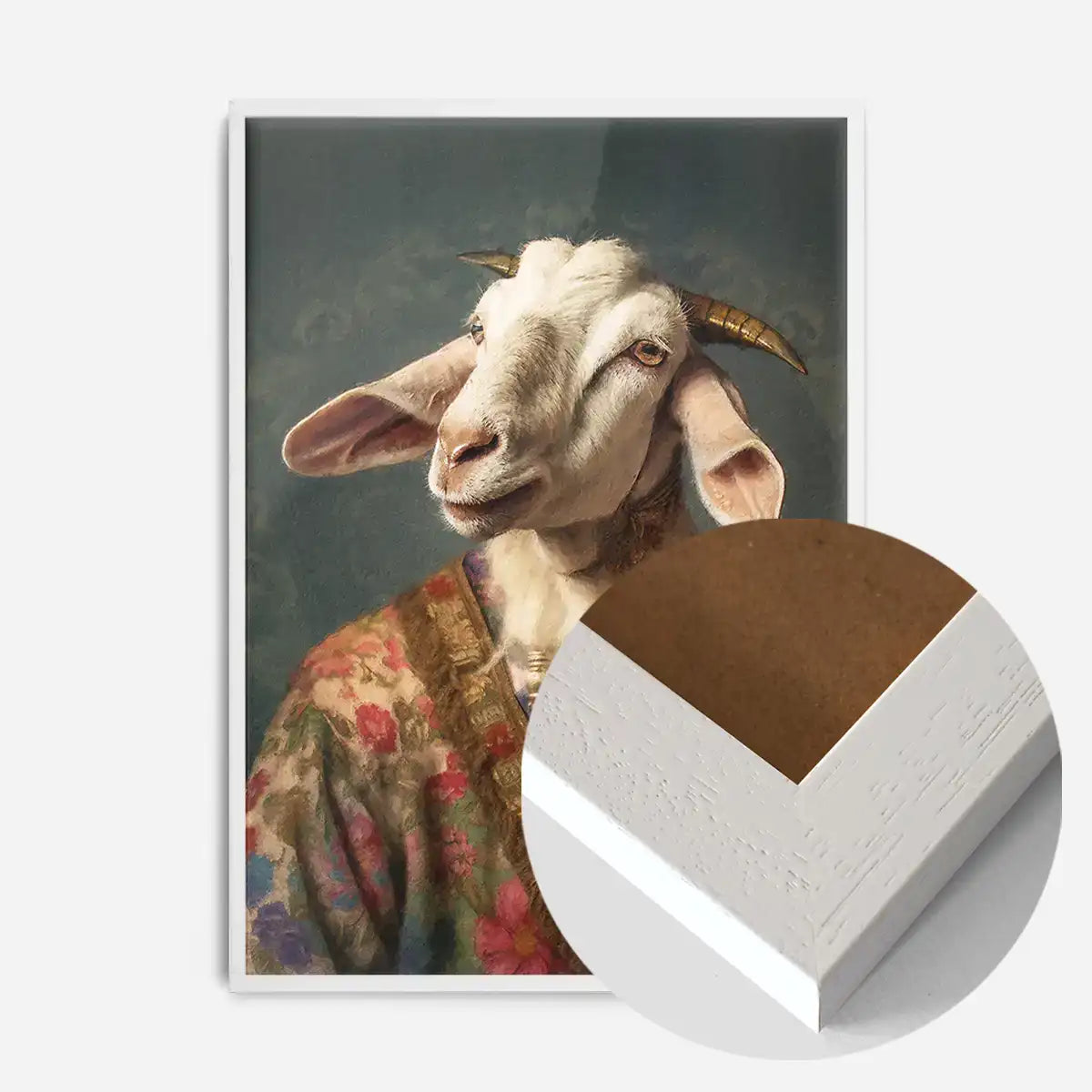 Goat Animal Portrait Print