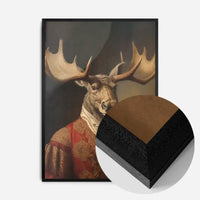 Moose Animal Portrait Print