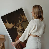 Moose Animal Portrait Print