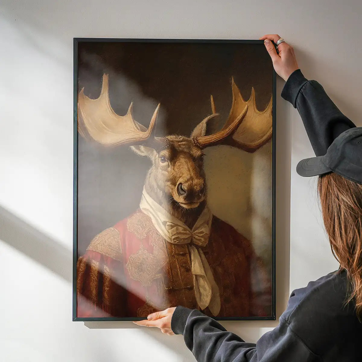 Moose Animal Portrait Print