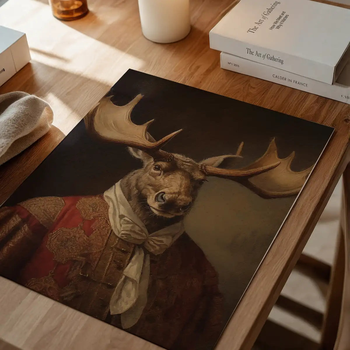 Moose Animal Portrait Print