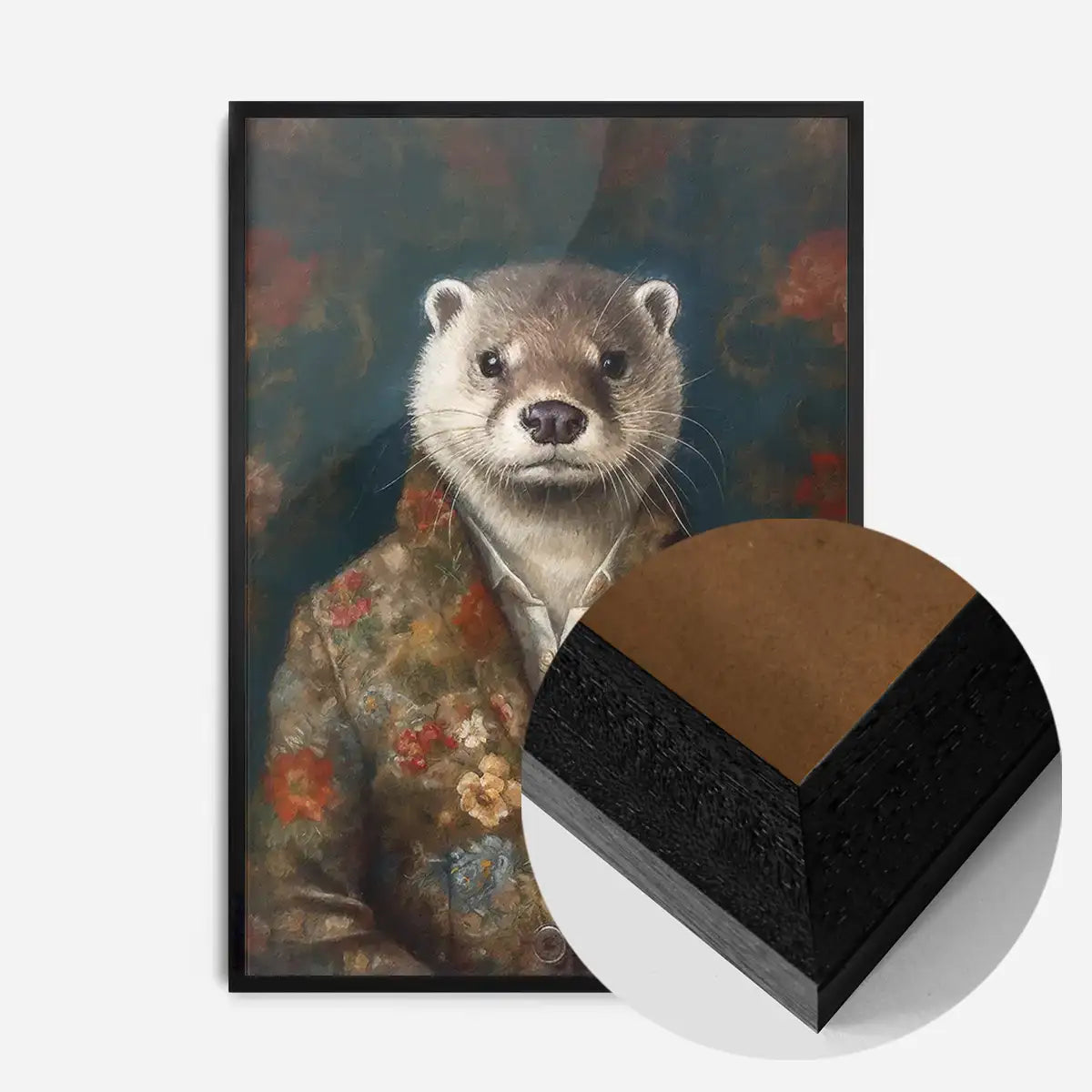 Otter Animal Portrait Print