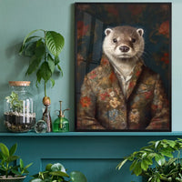 Otter Animal Portrait Print