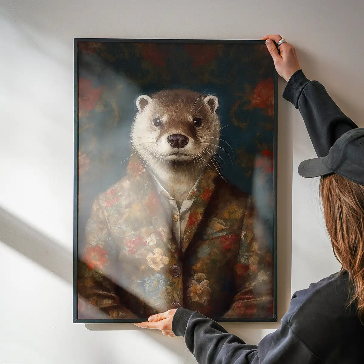 Otter Animal Portrait Print