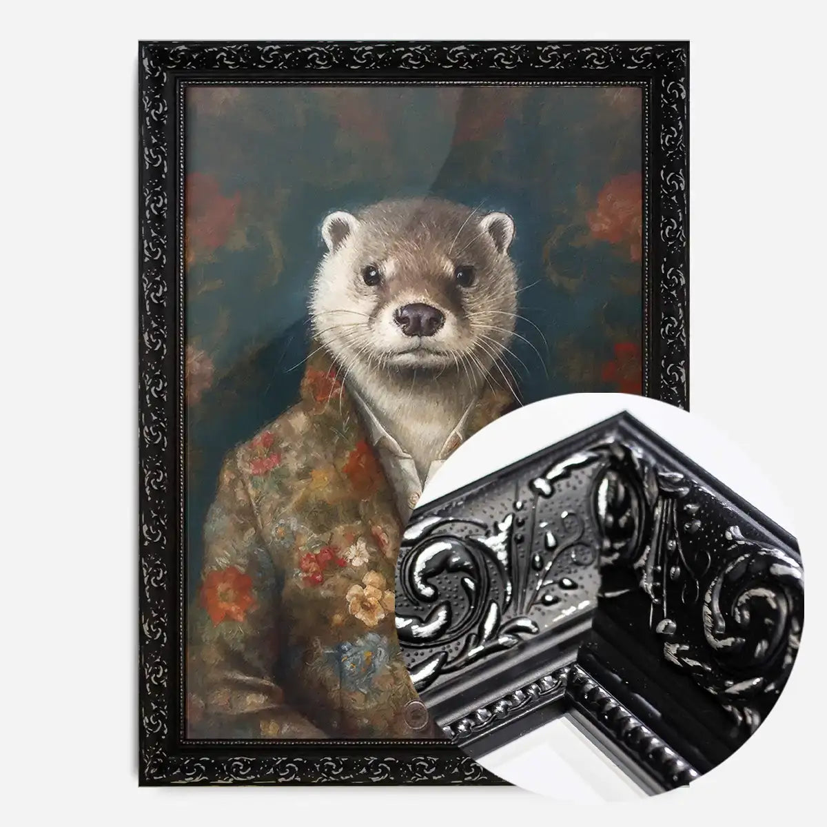 Otter Animal Portrait Print