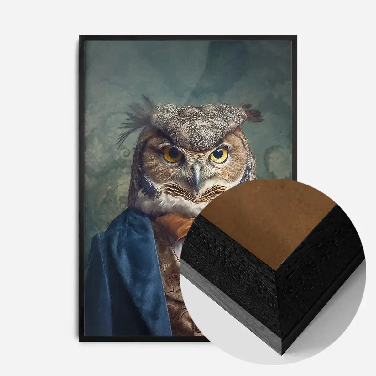 Owl Animal Portrait Print