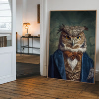 Owl Animal Portrait Print
