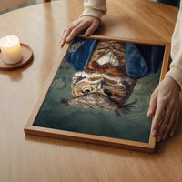 Owl Animal Portrait Print
