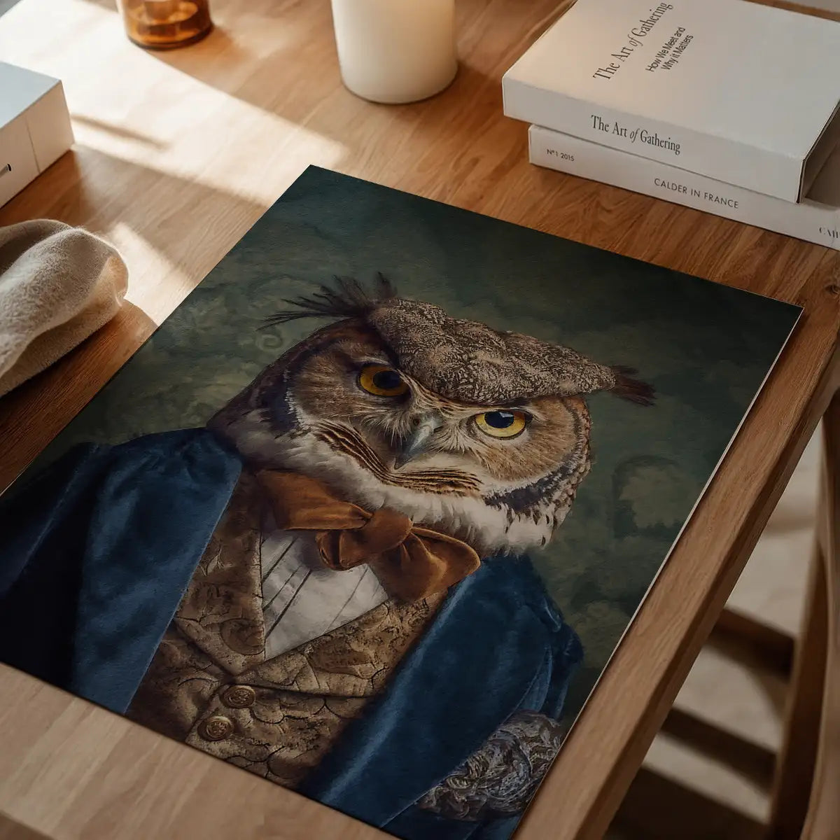 Owl Animal Portrait Print