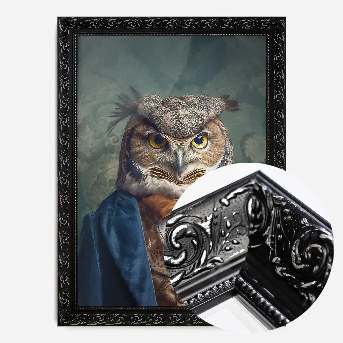 Owl Animal Portrait Print