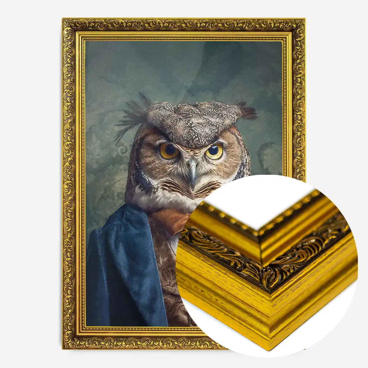Owl Animal Portrait Print
