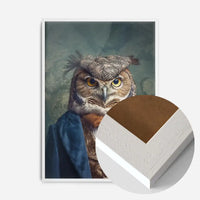 Owl Animal Portrait Print
