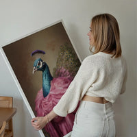 Peacock Animal Portrait Print