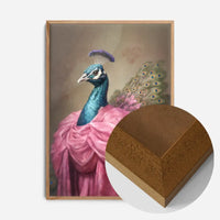 Peacock Animal Portrait Print