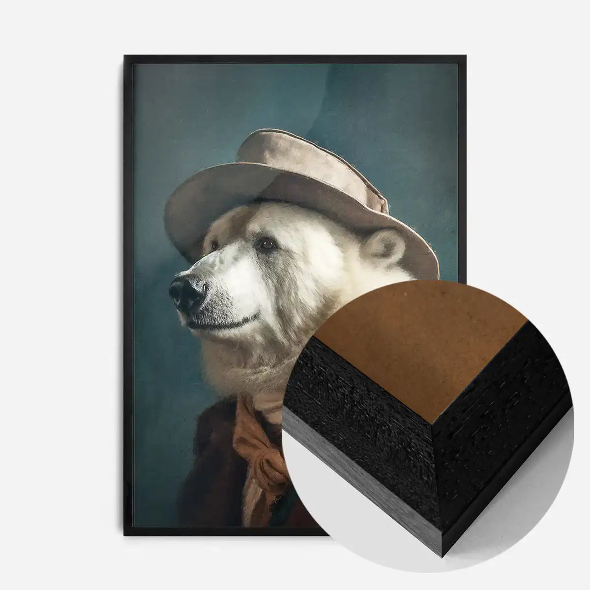 Polar Bear Animal Portrait Print