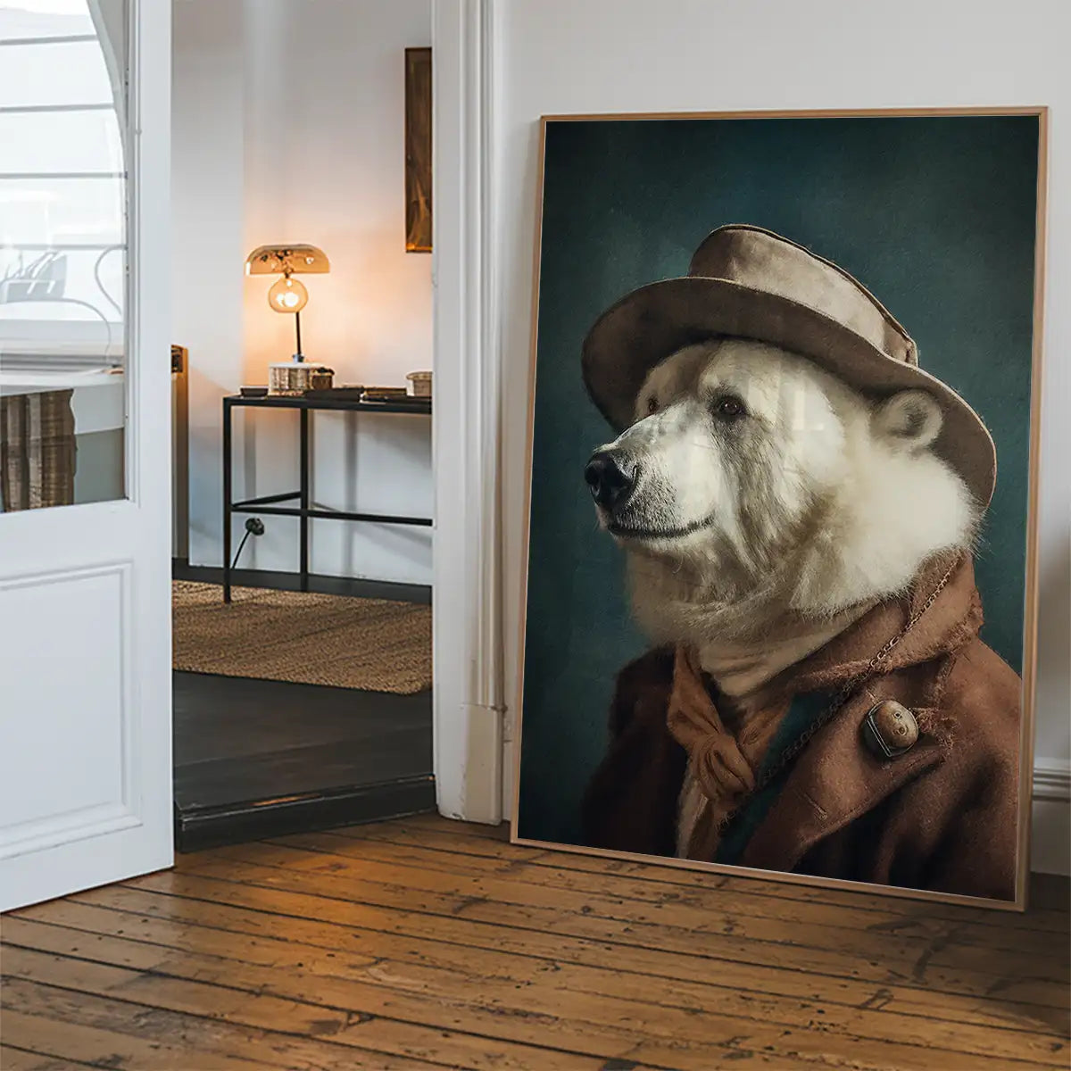 Polar Bear Animal Portrait Print