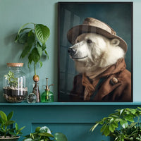 Polar Bear Animal Portrait Print