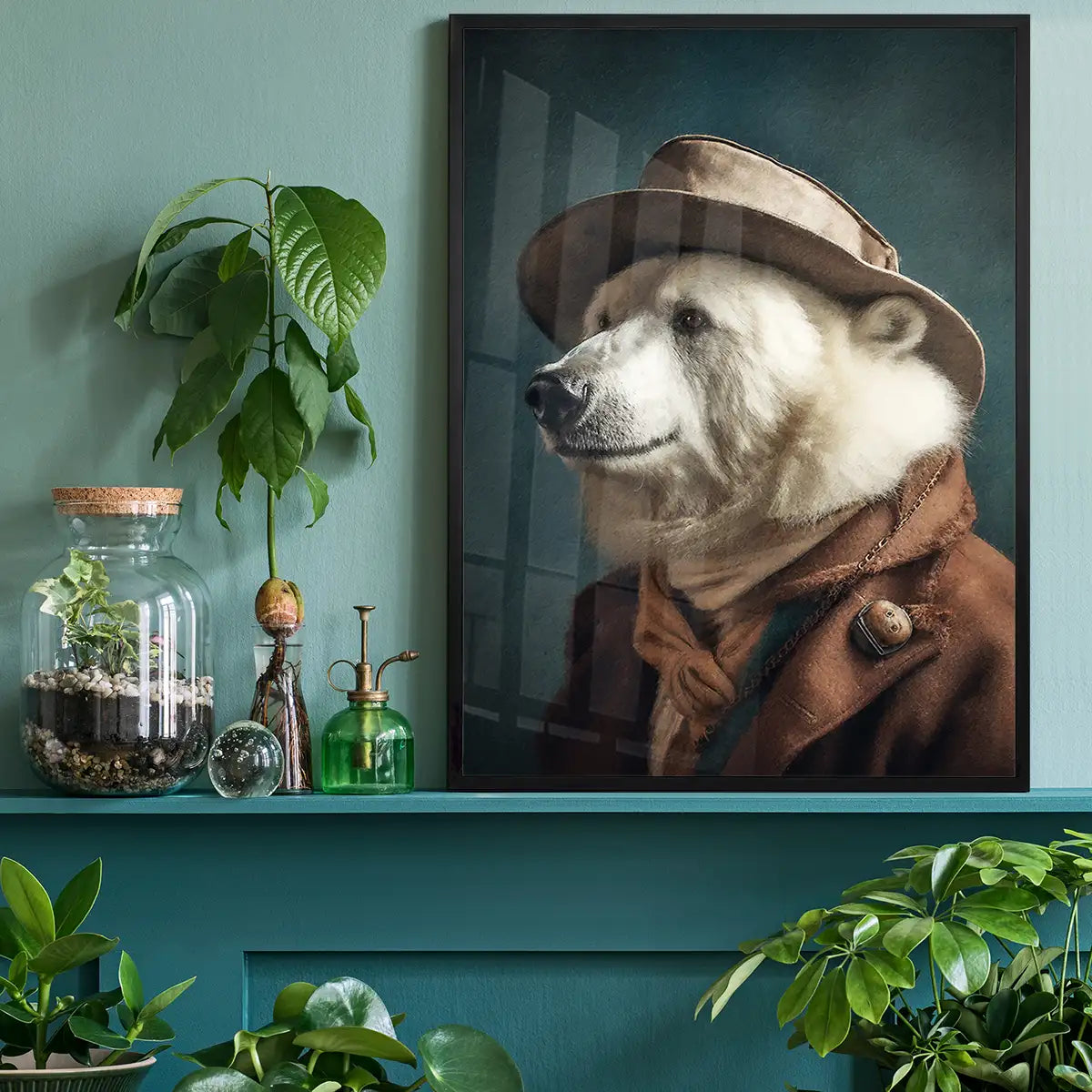 Polar Bear Animal Portrait Print