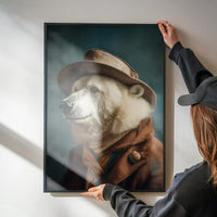 Polar Bear Animal Portrait Print