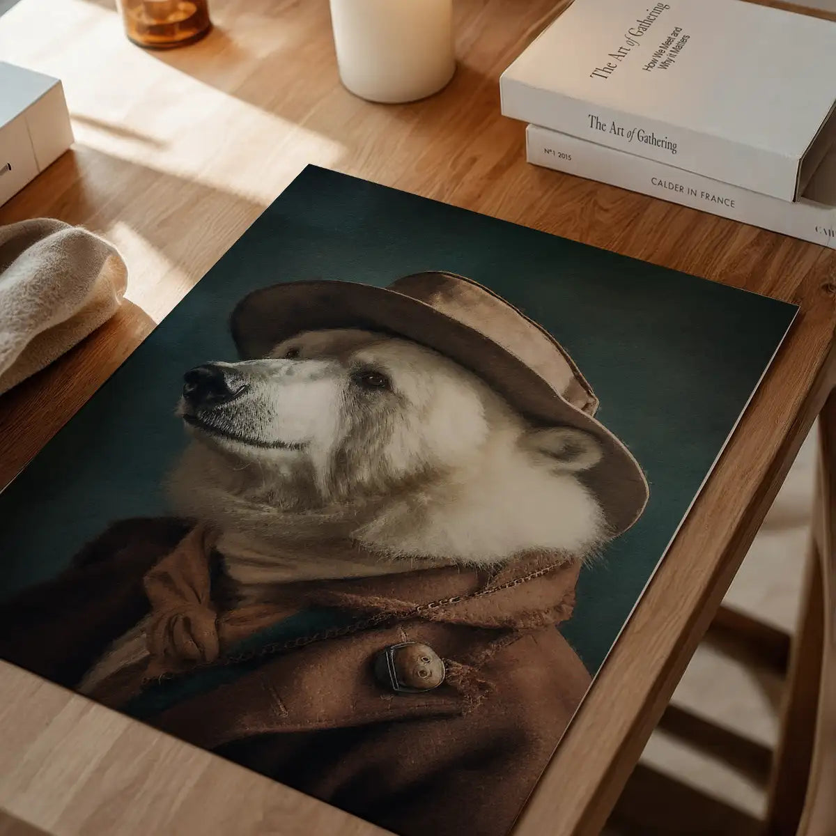 Polar Bear Animal Portrait Print