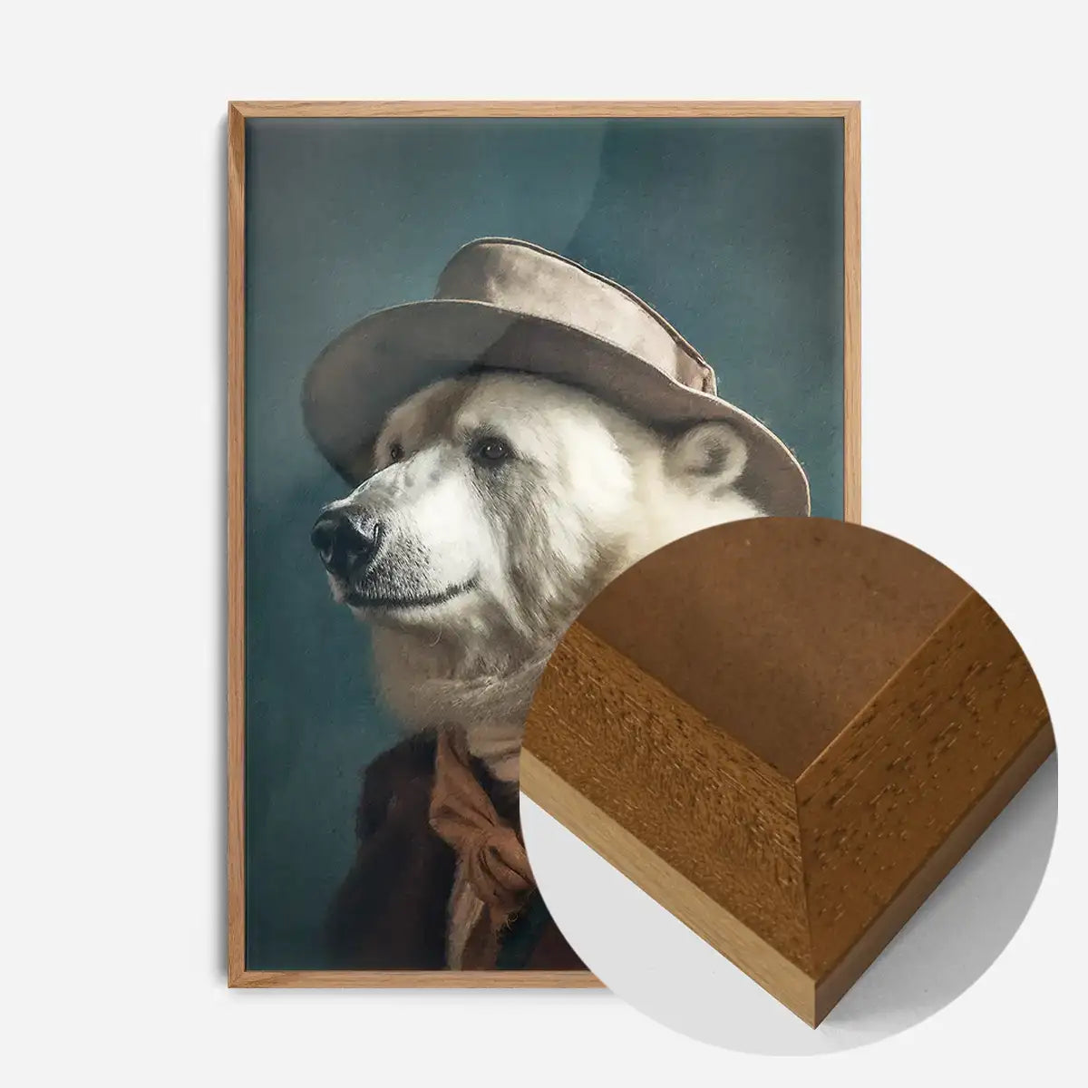 Polar Bear Animal Portrait Print