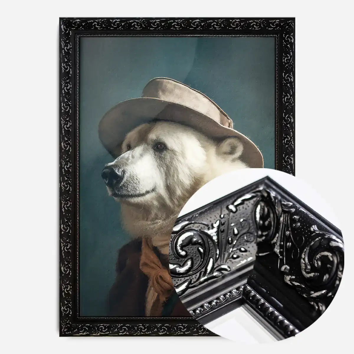 Polar Bear Animal Portrait Print