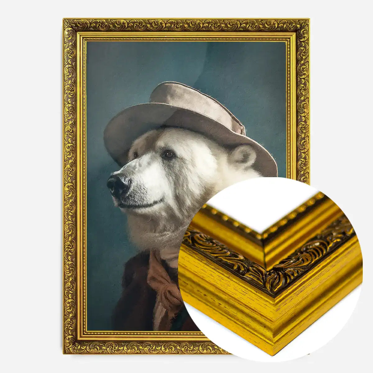 Polar Bear Animal Portrait Print