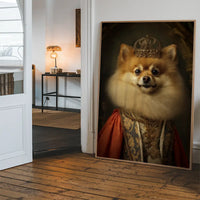 Pomeranian Animal Portrait Print