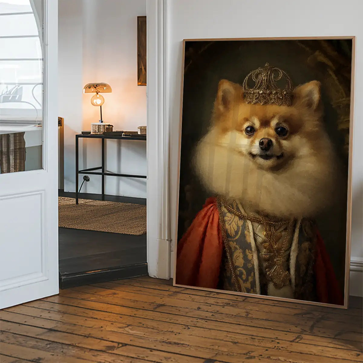 Pomeranian Animal Portrait Print