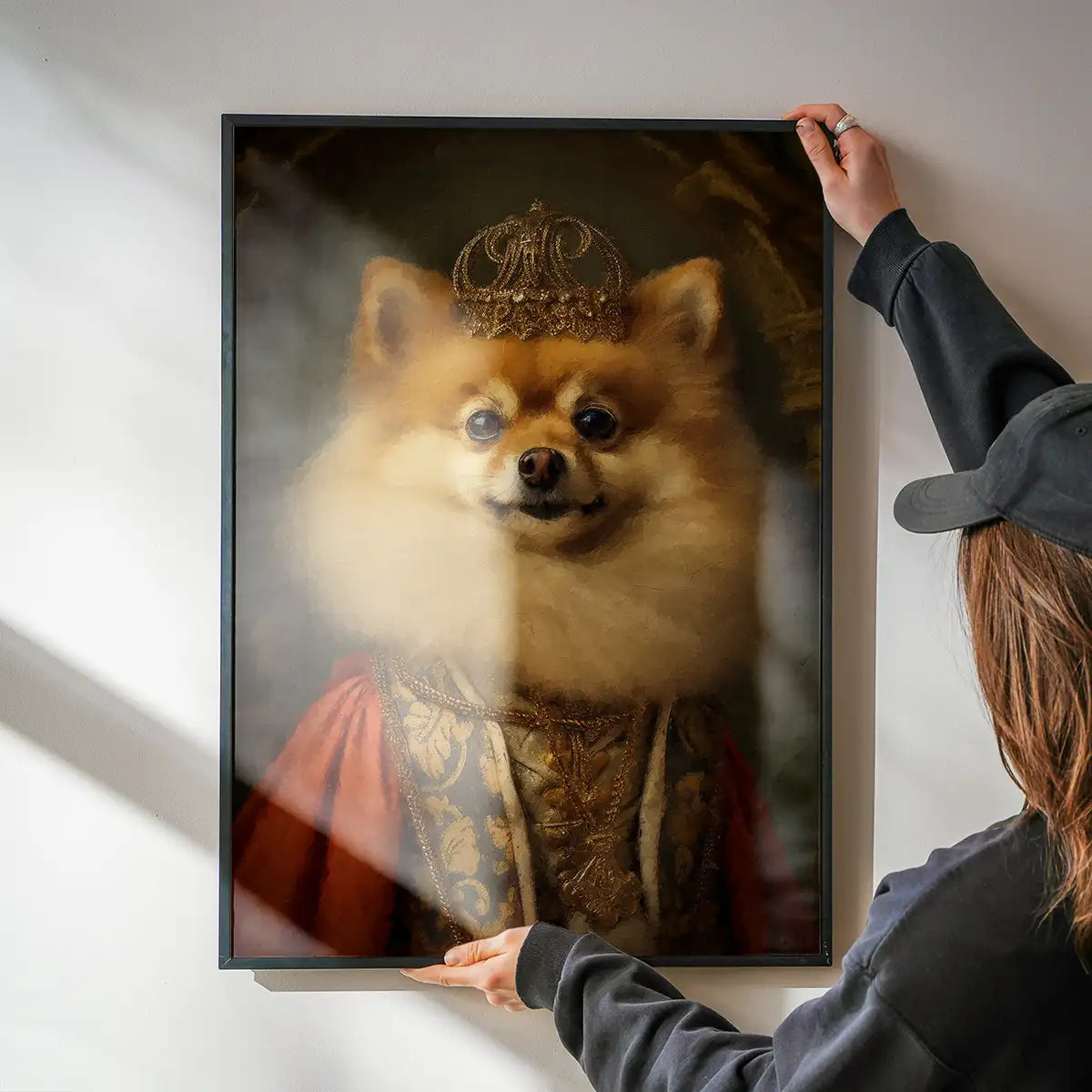 Pomeranian Animal Portrait Print