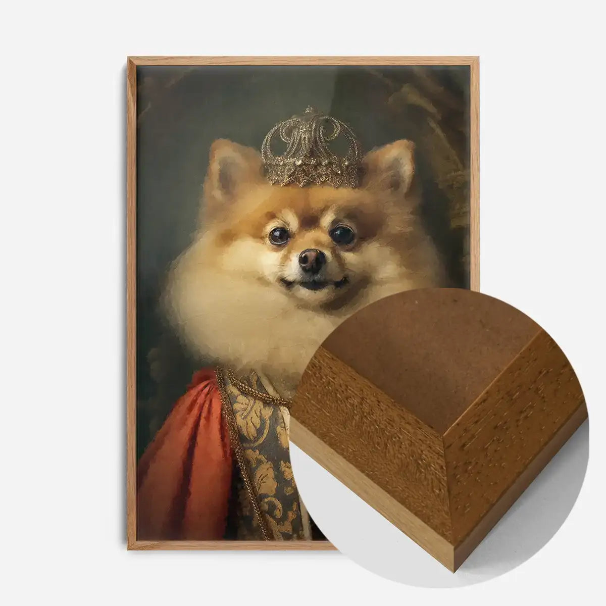 Pomeranian Animal Portrait Print