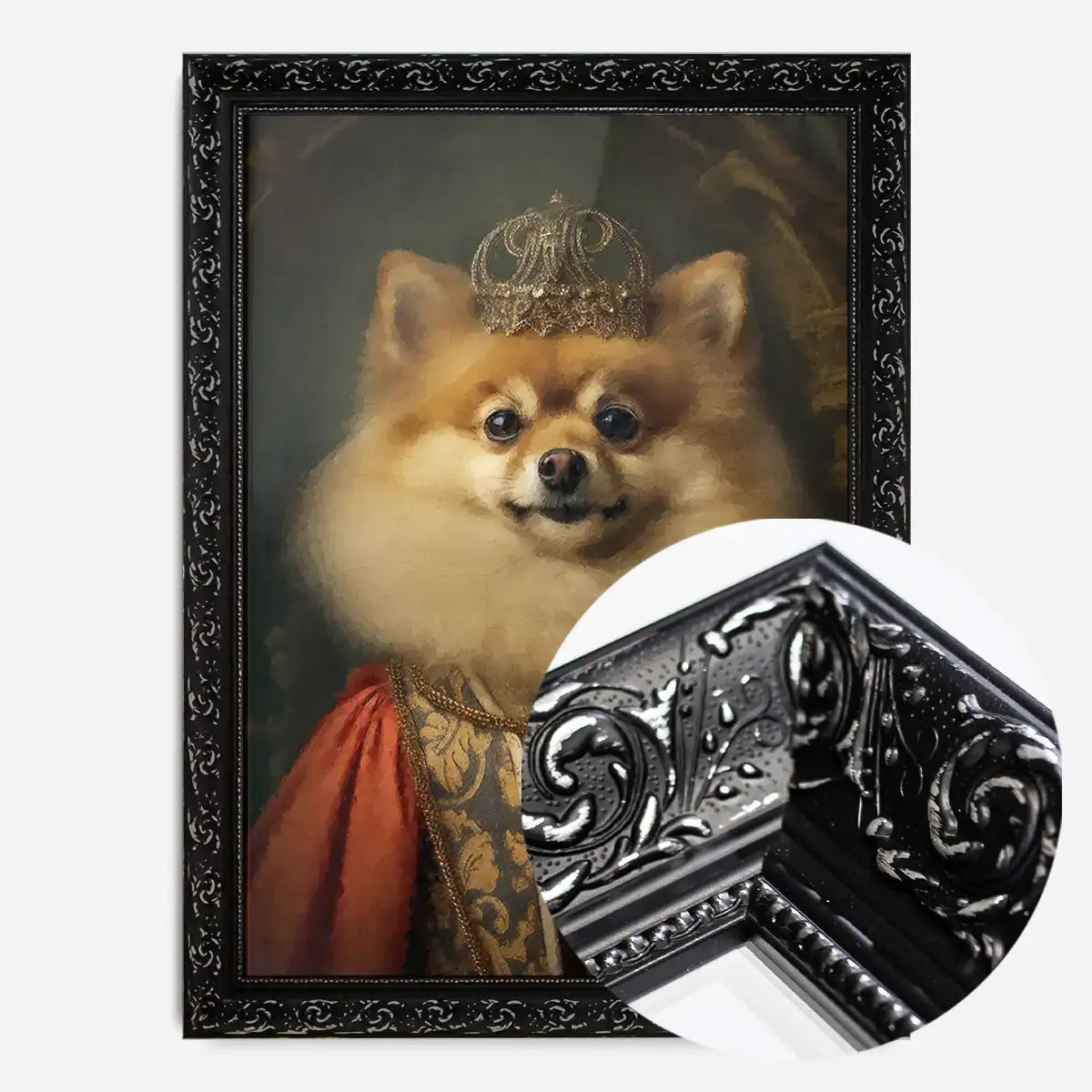 Pomeranian Animal Portrait Print