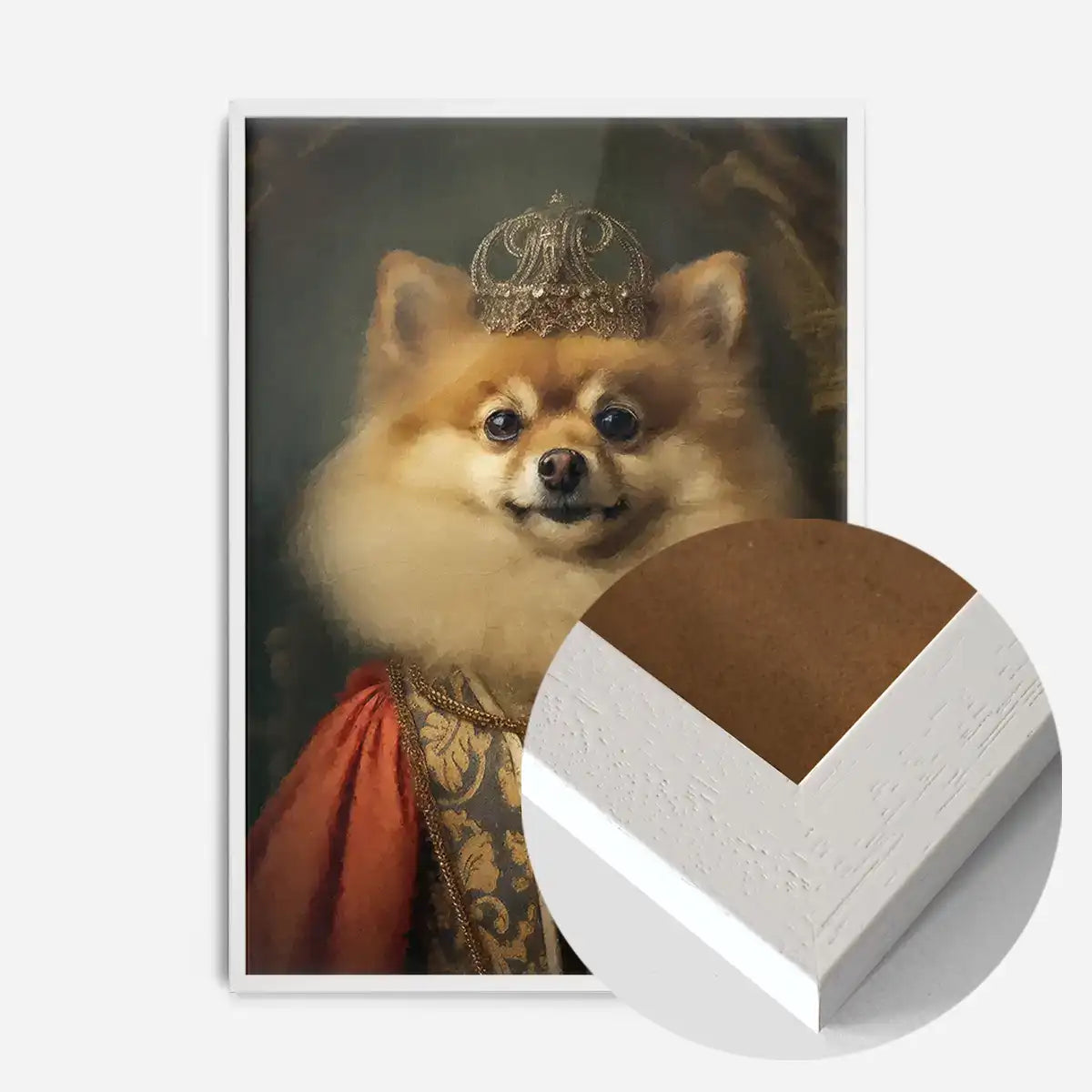 Pomeranian Animal Portrait Print
