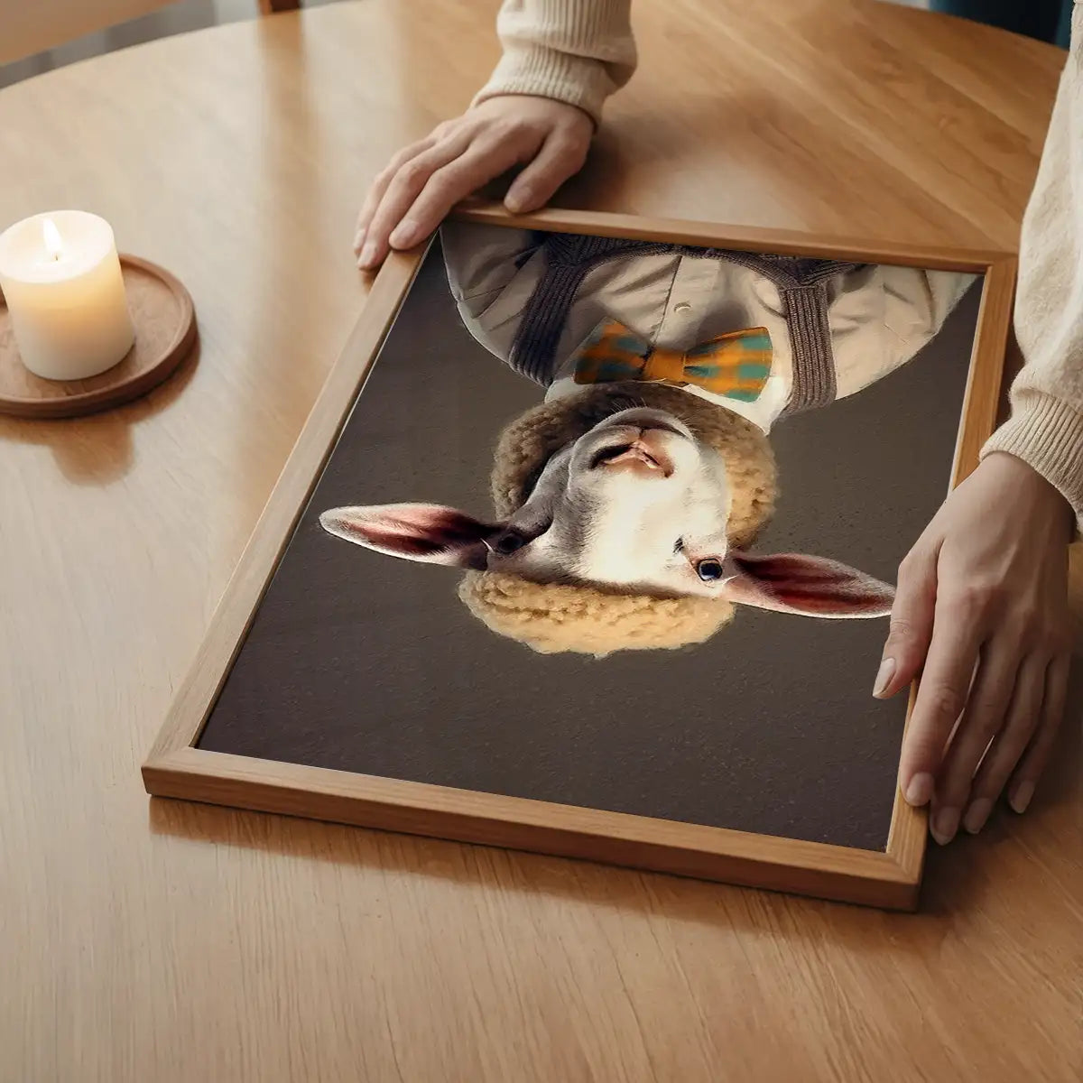 Sheep Animal Portrait Print