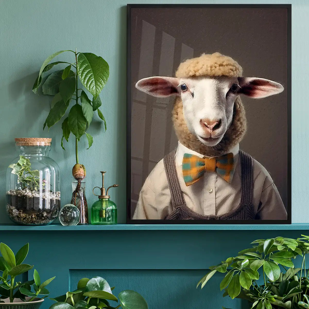 Sheep Animal Portrait Print